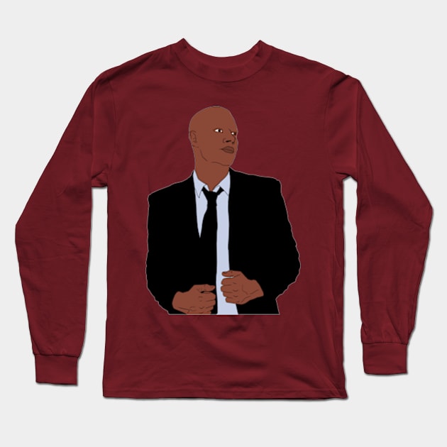 Man in suit Long Sleeve T-Shirt by Kyomaw